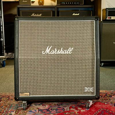 Marshall 1960AV Vintage 280-Watt 4x12" Angled Guitar Speaker Cabinet 2011 w/UK V30’s - Black image 2