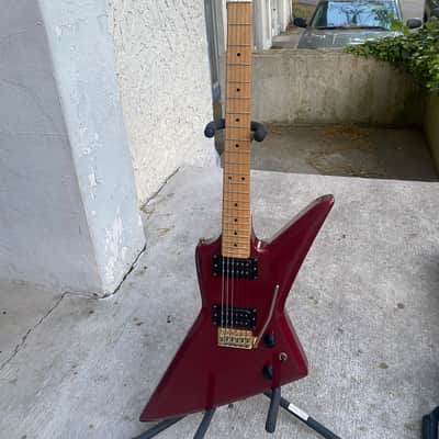 Aria II Delux Custom Explorer 1980s - Burgundy image 9