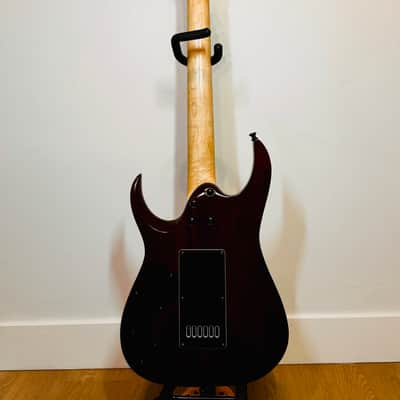 Ibanez RGA42FM 2022 - w/Evertune Bridge Factory Installed - Dragon Eye Burst Flat image 2
