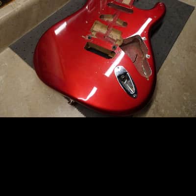 Fender Stratocaster 1988 -MIJ Japan-Floyd Rose ready- Candy Apple Red Metallic image 5