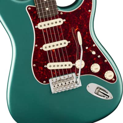 Fender American Professional Classic Stratocaster RW, Faded Sherwood Green Metallic imagen 4