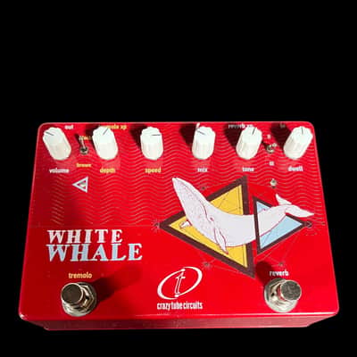Crazy Tube Circuits White Whale Analog Spring Reverb / Tremolo 2018 - Present - Red X9288 image 1