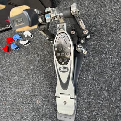 Pearl P2002C PowerShifter Eliminator Strap-Drive Double Bass Drum Pedal 2010s - Chrome / Black image 5