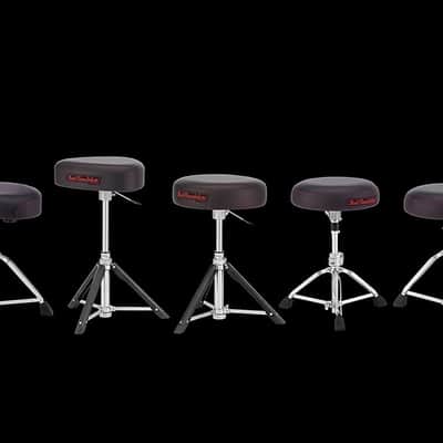 Pearl Roadster Drum Throne Seat Tri-Lateral Gas Lift Stool (D1500TGL) image 7
