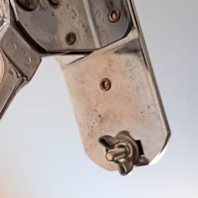 UNMARKED VINTAGE DRUM STAND for CLIP MOUNTING - CHROME image 6