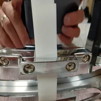 Pearl 14x6.5" World Series mirror chrome steel snare drum image 10