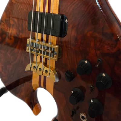 Alembic 20th Anniversary Bass 1989 - Burl Walnut image 3