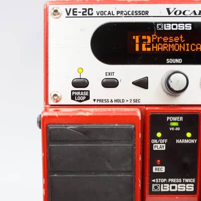 Boss VE-20 Vocal Performer With Original Box Vocal Effect Pedal H6D4390 image 3