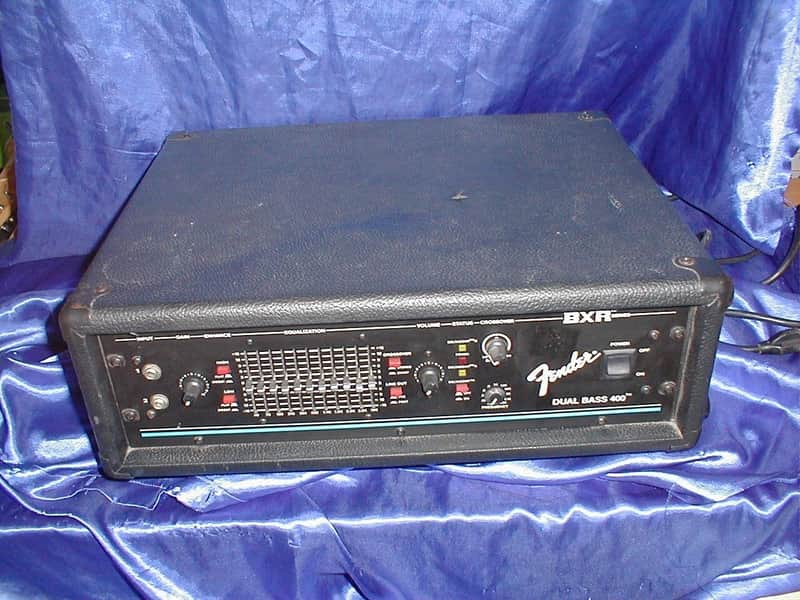 90's FENDER BXR 400 DUAL BASS AMP - made in USA - as used by NIRVANA image 1