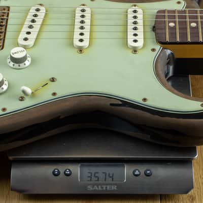 Fender Custom Shop Rory Gallagher Signature Strat Heavy Relic 3 Colour Sunburst R117534 image 10