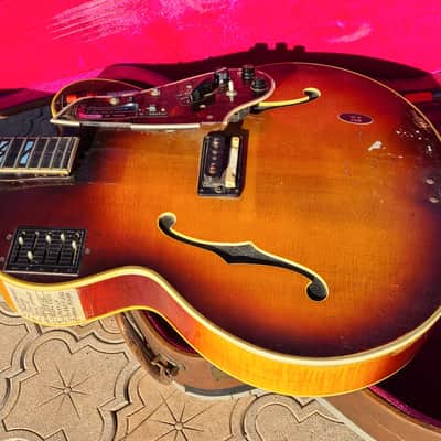 1965 Gibson Johnny Smith D - Guitorgan Guitar Synth Project Sunburst image 1