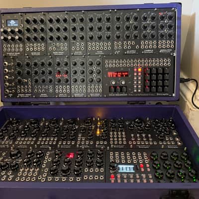 Erica Synths Techno System and Black System 3 in purpose built carry case image 8