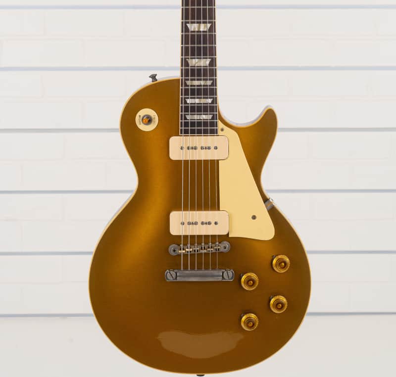 Gibson Custom Shop 1956 Les Paul Goldtop Reissue Murphy Lab Ultra Light Aged Electric Guitar, Rosewood Fingerboard, Double Gold image 1