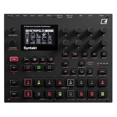 Elektron Syntakt 12-Track Analog/Digital Drum Computer and Synthesizer