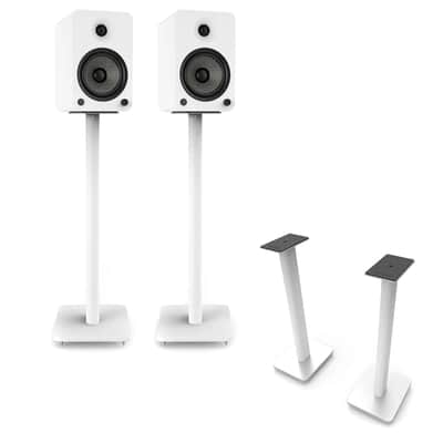 Kanto: SP26PLW Speaker Stands for YU4 / YU6 / TUK (26" Height / White / Pair) image 1