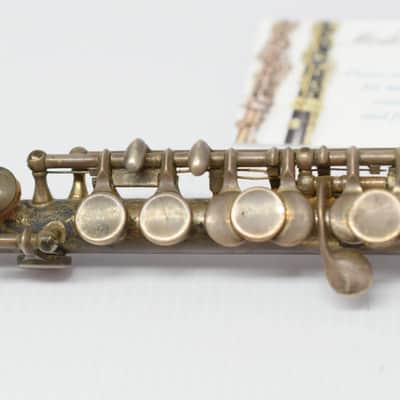 Vintage Selmer Solid Silver Handmade Piccolo Set *TWINS* C & Db for Repads image 14