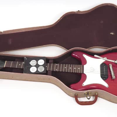 1961 Epiphone Coronet - Cherry - Original Case & Hang Tag! - P-90 Pickup image 17