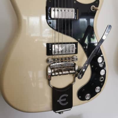 Epiphone Crestwood Custom 1964 - Polaris White ultra rare image 3