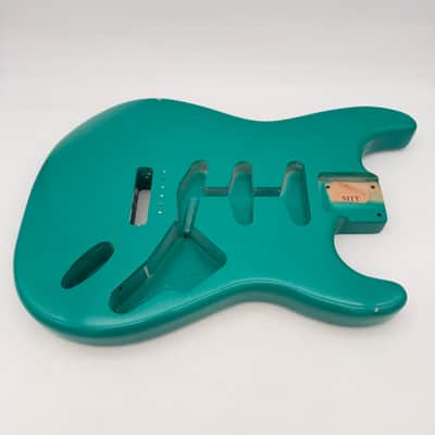 MJT Stratocaster Body Alder Relic Nitro USA Sherwood Green mjt5523 image 2