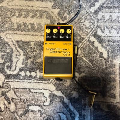 Boss OS-2 OverDrive/Distortion (Silver Label) 1990 - Present - Yellow image 1