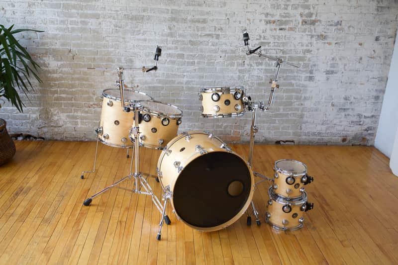 DW Drum Workshop Pre-Collectors Drum Set Late 90s - Maple gloss lacquer image 1