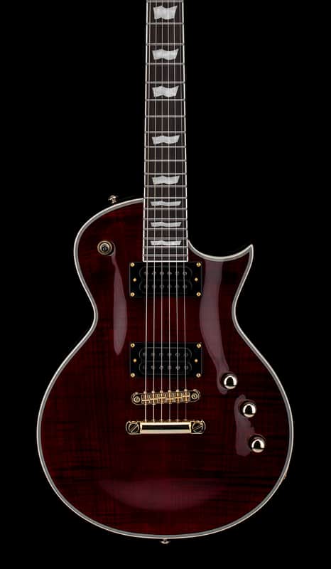 LTD EC-1000T CTM - See Thru Black Cherry #20253 (Factory Demonstration Model) image 1