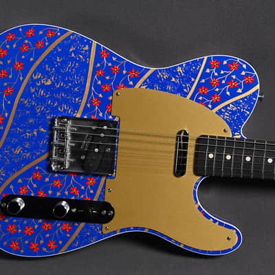 Fender Custom Shop Tele Custom "Blue with Red & Gold" Thorn / Gallenberger Project 2022 image 4