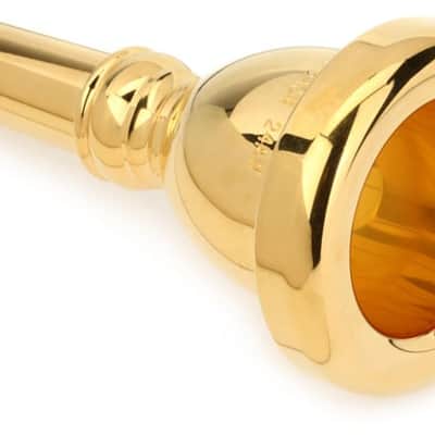 Bach 335 Classic Series Gold-plated Tuba Mouthpiece - 24AW image 2