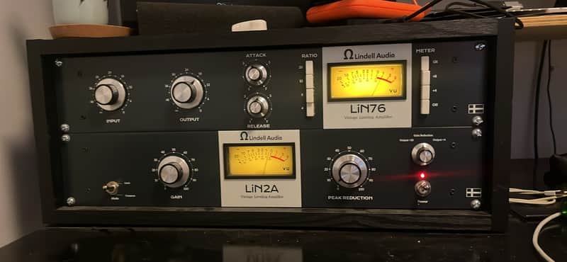 Lindell LIN76 FET Compressor Limiting Amplifier 2022 - Present - Black image 1