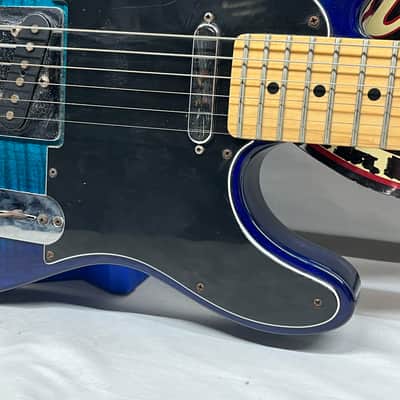 Fender Limited Edition Player Telecaster Plus Top Electric Guitar MIM - Made in Mexico - Blue Burst image 6