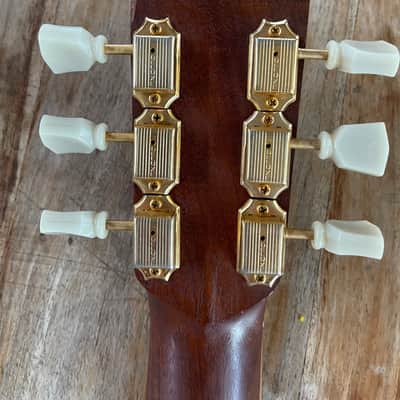 Luthier AB Manson for Ian Anderson Jethro Tull  Martin Barre Travel Parlor Acoustic Guitar with COA image 9