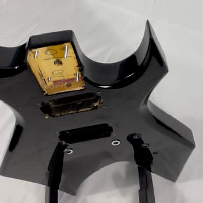 B.C. Rich Warlock Bronze Series Electric Guitar Body 2000’s - Black image 7