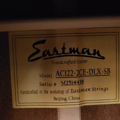 Eastman AC122-2CE Deluxe Grand Auditorium A-E Guitar image 16
