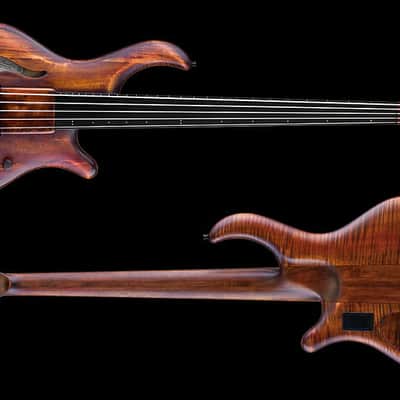 Mayones Patriot MR Fretless 5 Antique Brown image 8