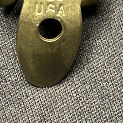 Set of 6 Vintage Dunlop Pat. Pend. Metal Fingerpicks 1940s-50s - Nickel image 14