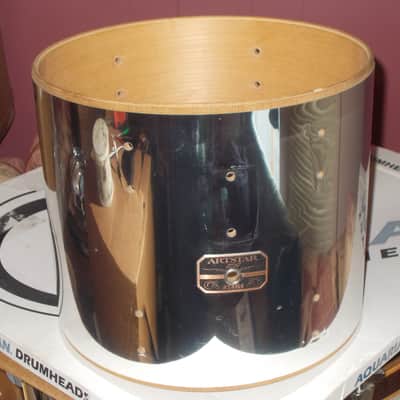 TAMA ARTSTAR ES  RACK TOM SHELL 13 X 11 1990'S - CHROME WRAP image 1