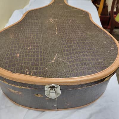 Geib Faux Alligator Chipboard case Circa 1950's image 3