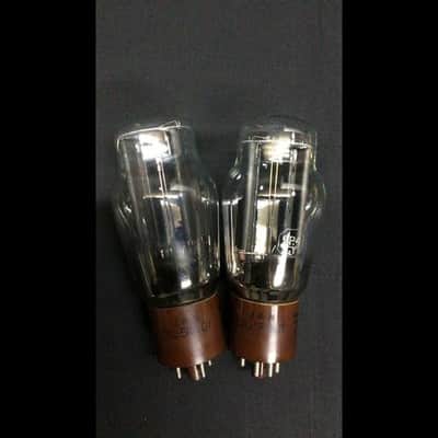 MATCHED PAIR RCA JAN CRC 5R4GY [][] Getters (Best 274B Sub) VACUUM TUBES E.9488 image 2