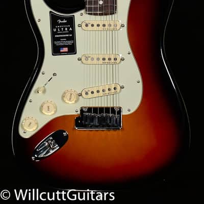 Fender American Ultra Stratocaster Ultraburst Rosewood Fingerboard Left-Hand (788) image 3