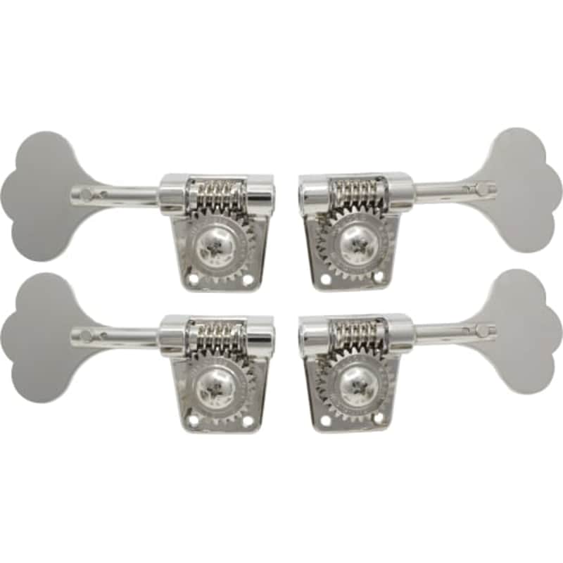 Tuners - Gotoh, GB528, Res-O-Lite, Vintage Style Bass, nickel, 2 per side image 1