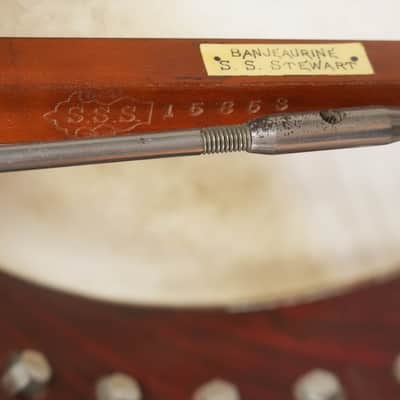 (Used) Vintage 1895 S.S. Stewart Banjeaurine 5-String Open-Back Banjo #5853 image 13