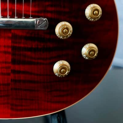 7.4lb! Gibson Les Paul Standard Plus Wine Red 2007 image 4