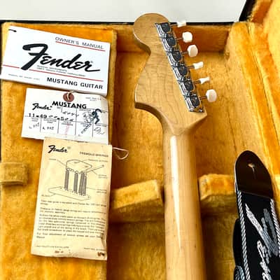 Fender Mustang Black 1974 image 15