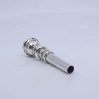C. Bosc 1 1/4 Baroque Trumpet Mouthpiece w/ 3 Backbore - Silver image 3