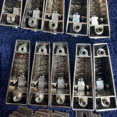 Sonor Lot of 20 Bass or Tom Drum Lugs - Lite SonorLite Phonic Item 741 260/380 80s - Chrome image 13