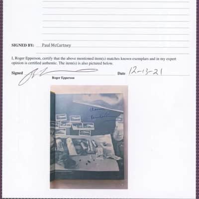 🔥On Sale! Beatles Paul McCartney Signed Autographed Art Book Paintings (REAL/Epperson COA)🔥 image 4