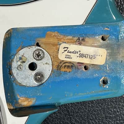 Fender Jazz Bass 1980 - 1-off original Maui Blue International Color ultra clean & cool. image 14