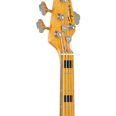 Squier Classic Vibe 70s Jazz Bass V 5 String Maple Neck Black image 4