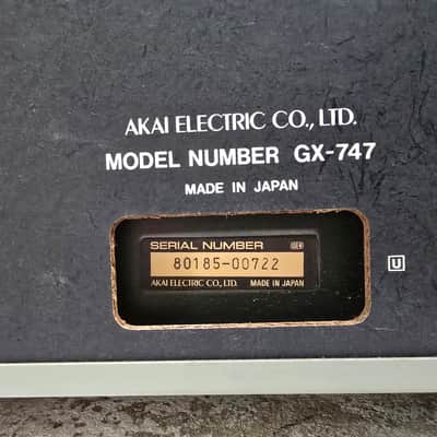 Akai GX-747 4-Track Open Reel Tape Deck, Serviced, Tested, In Original Package image 18