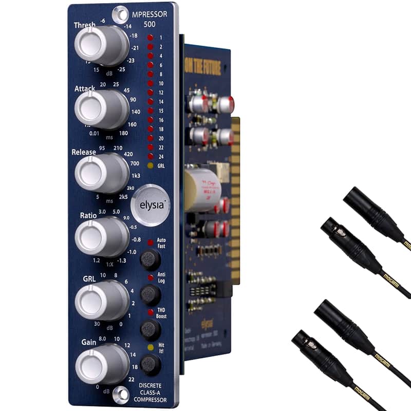 Elysia Mpressor Single Channel 500 Series Compressor Module w/ Cables image 1
